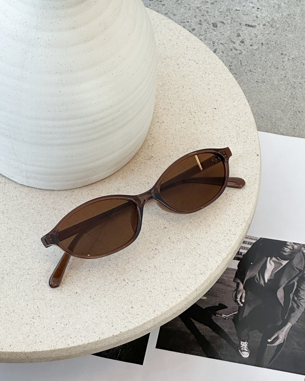 Arko & Zulu Slim Oval Sunglasses