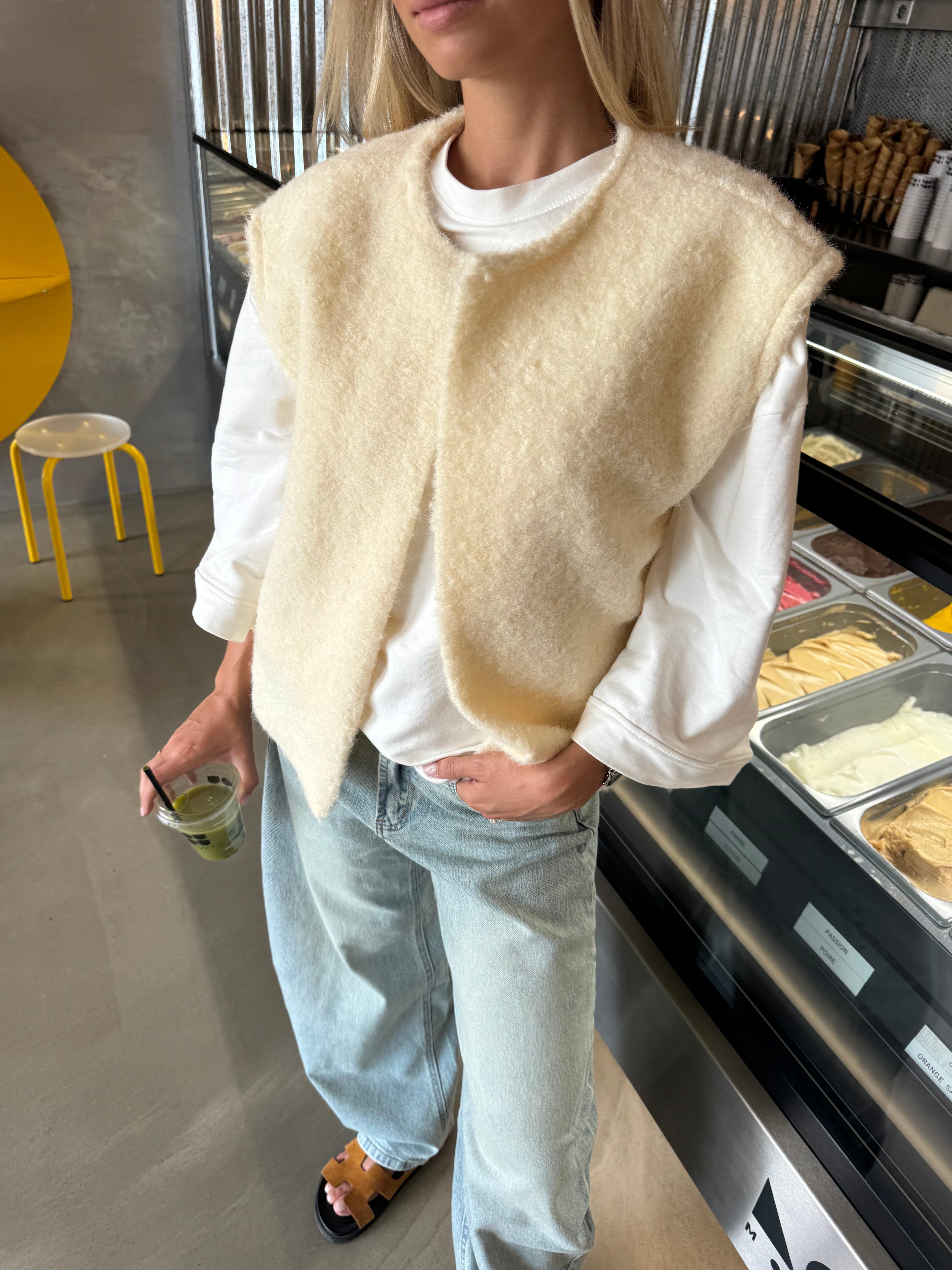 Women’s Faux Shearling Vest