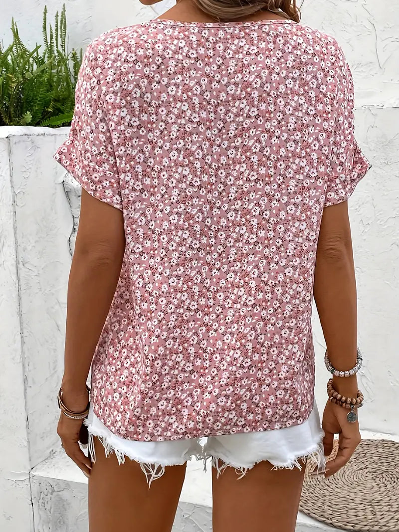 Floral Button-Up Top