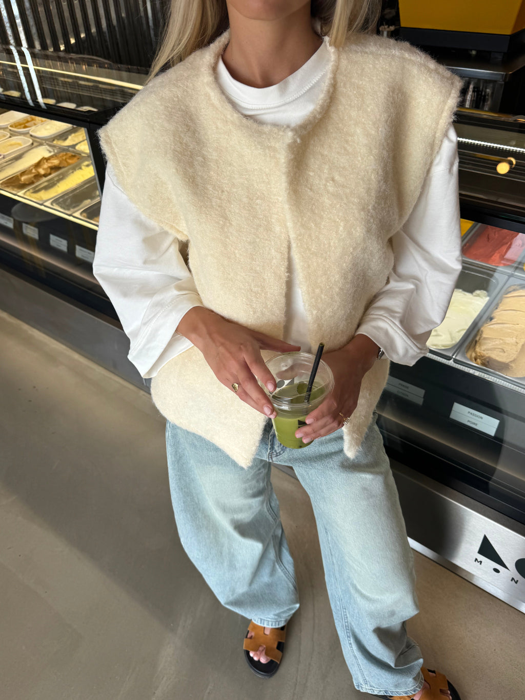 Women’s Faux Shearling Vest