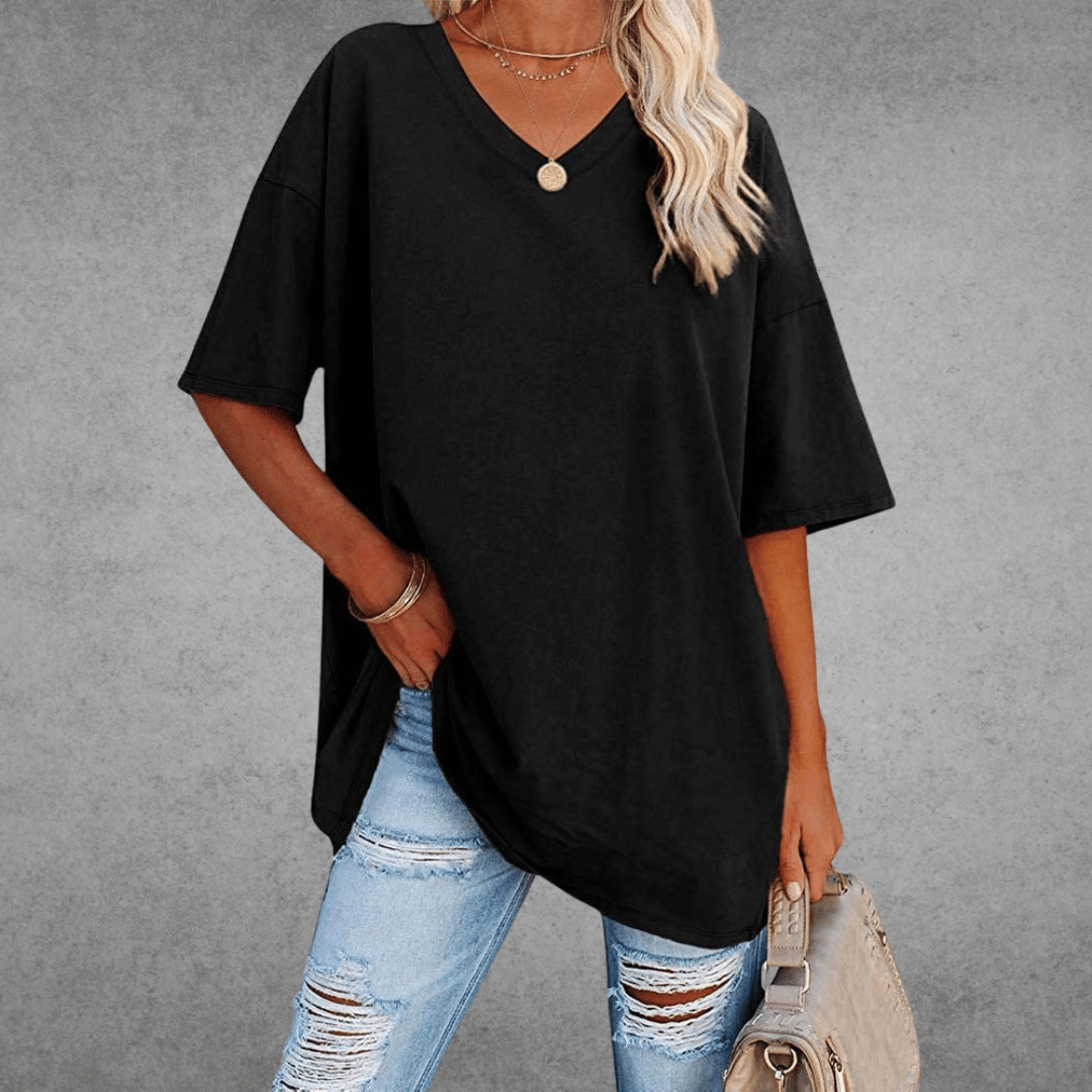 Oversized V-Neck Shirt