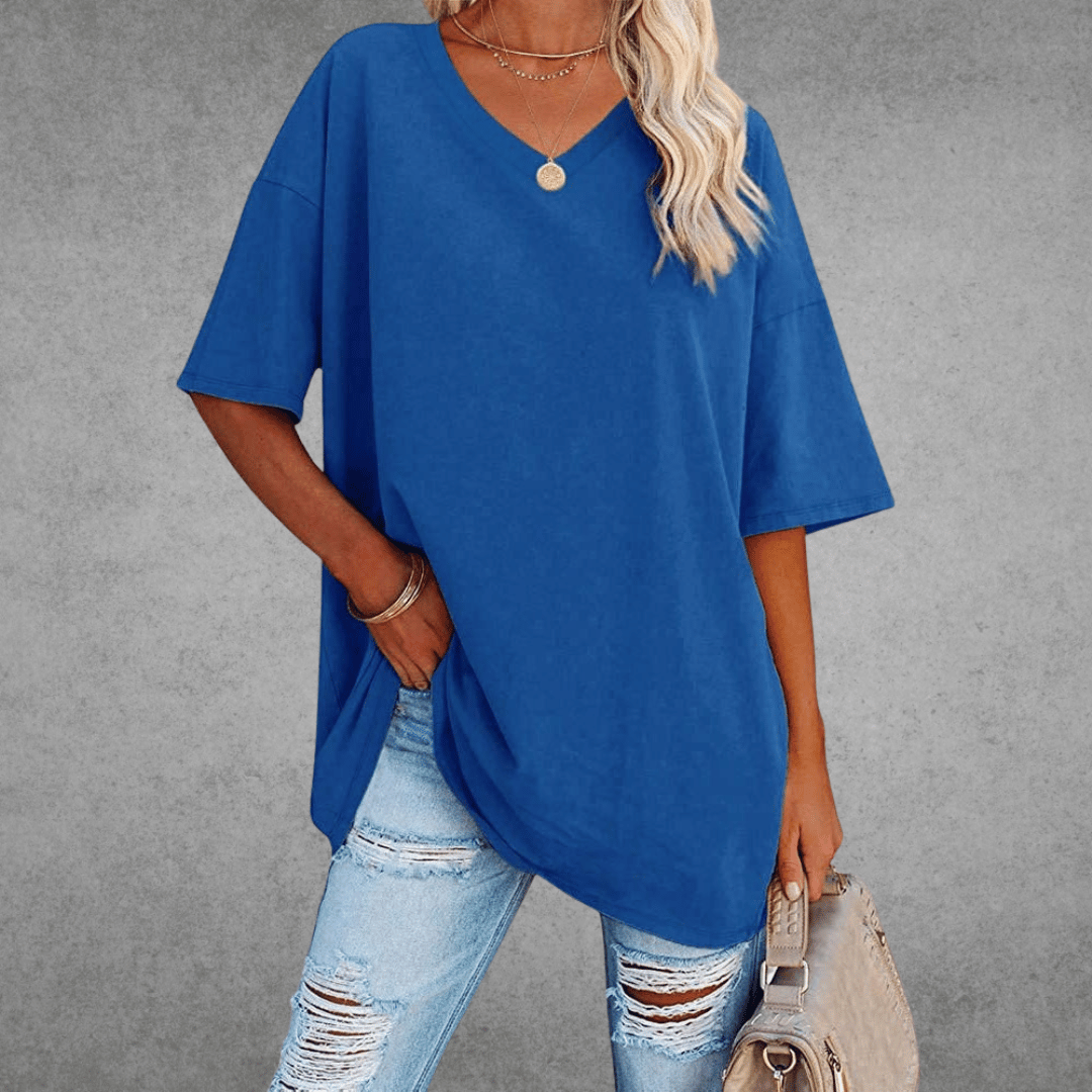 Oversized V-Neck Shirt