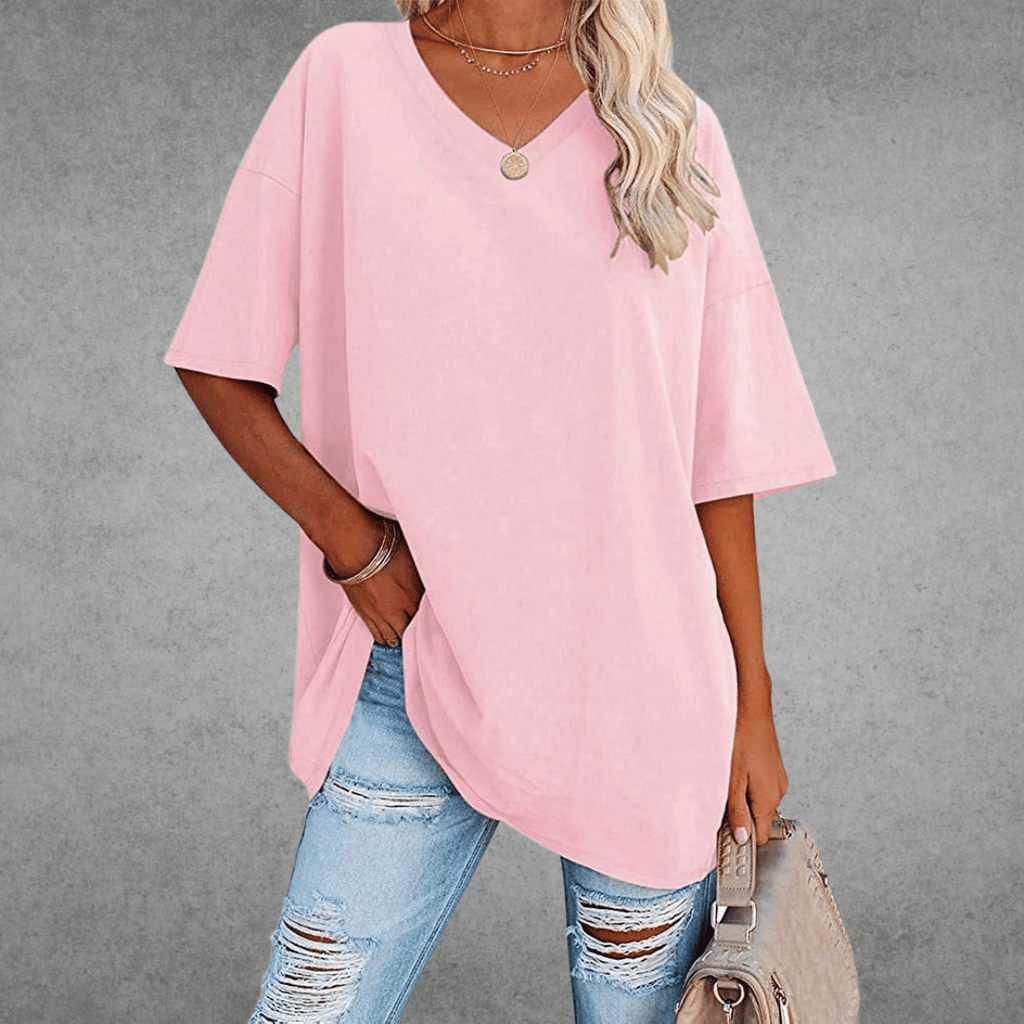Oversized V-Neck Shirt