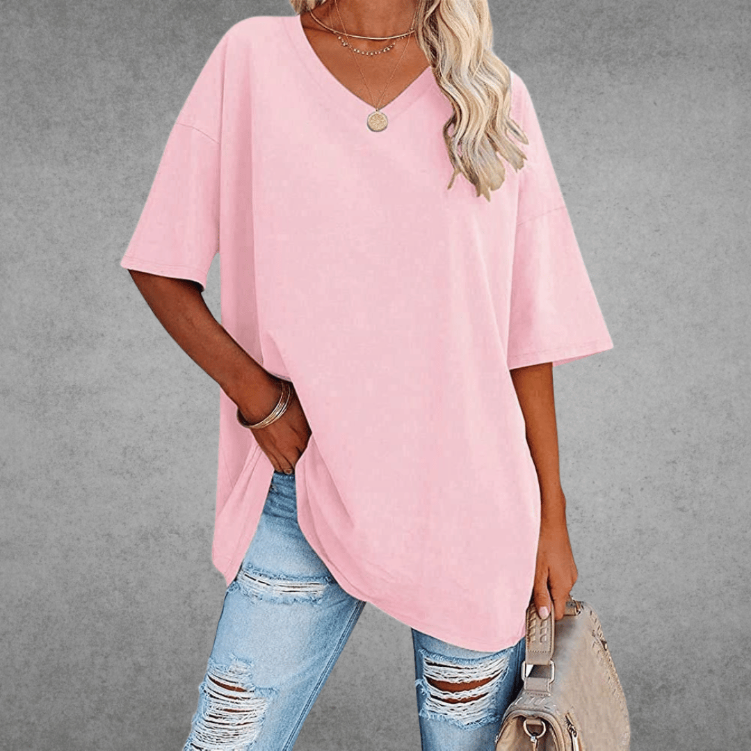 Oversized V-Neck Shirt
