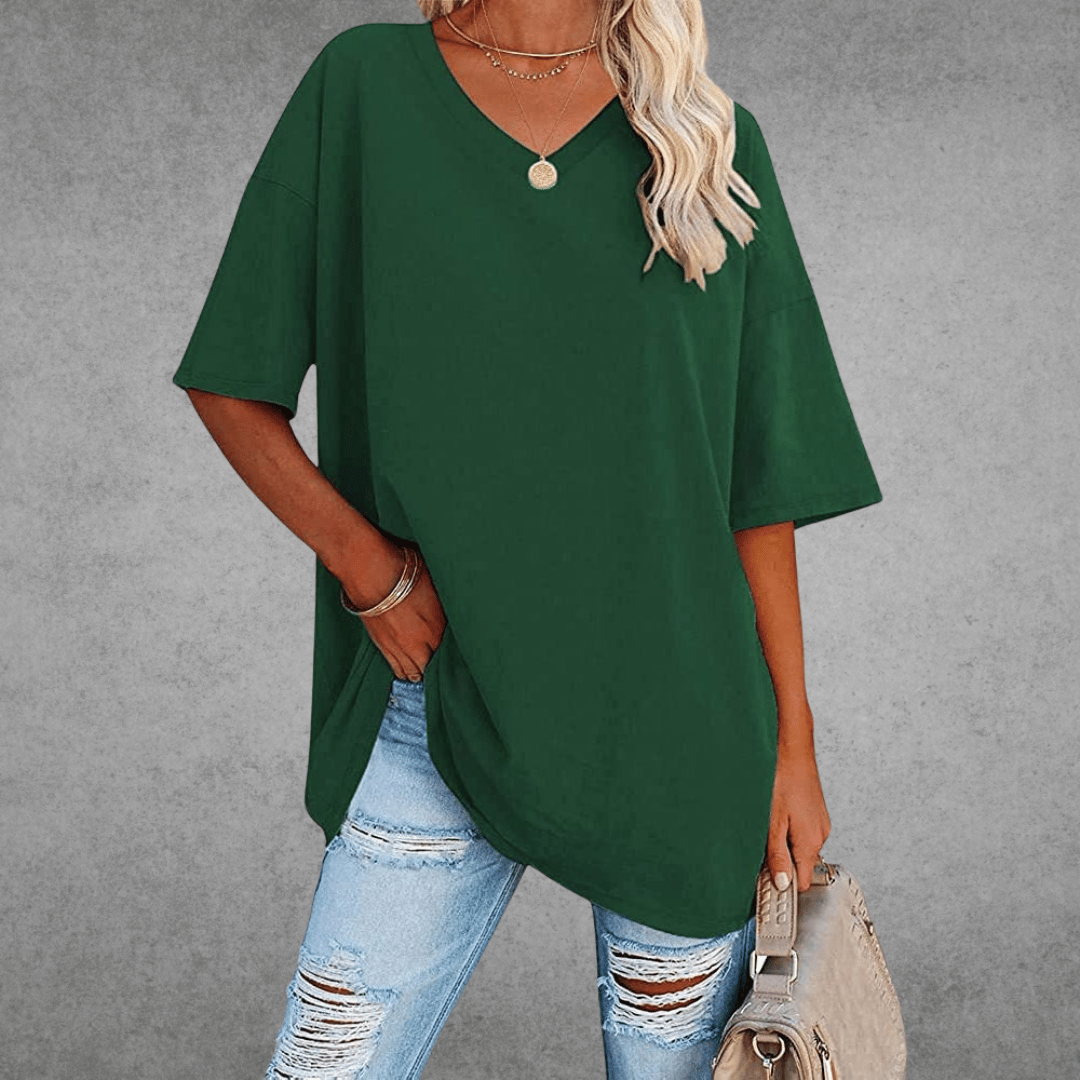 Oversized V-Neck Shirt