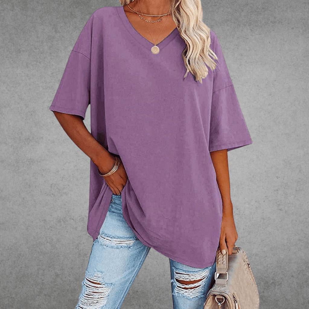 Oversized V-Neck Shirt