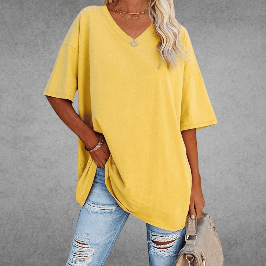 Oversized V-Neck Shirt