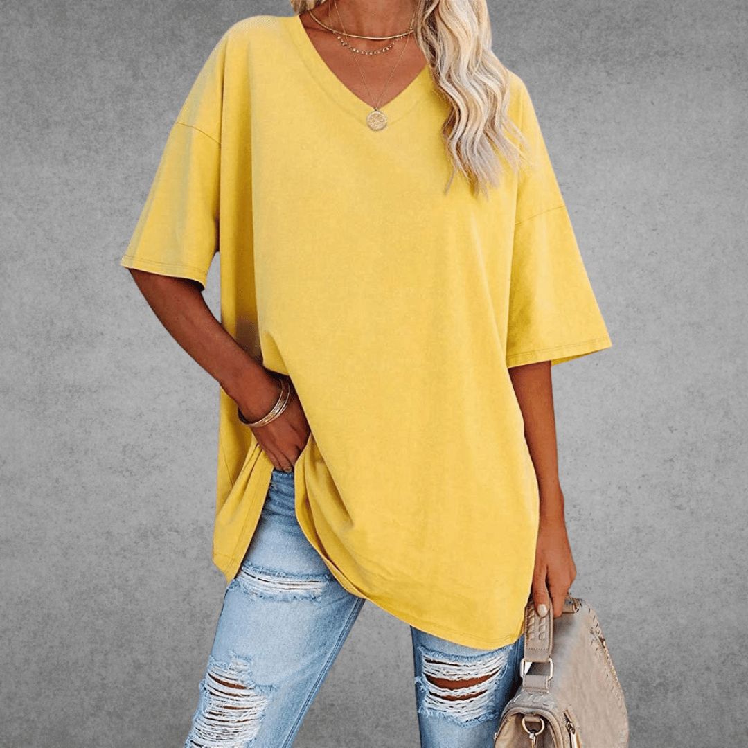 Oversized V-Neck Shirt