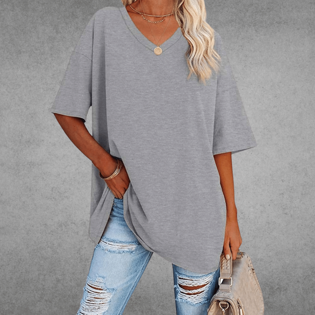 Oversized V-Neck Shirt