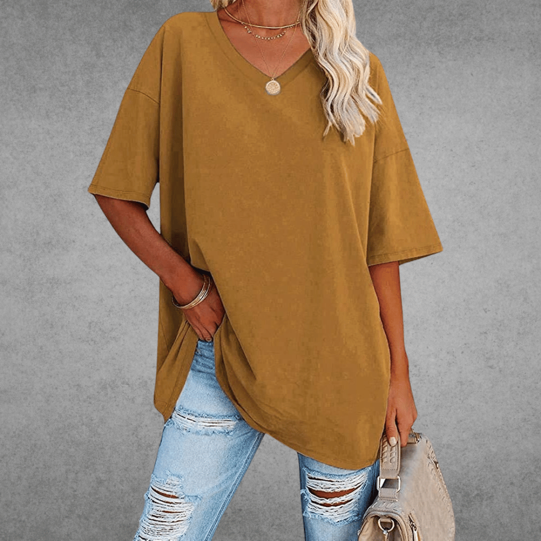 Oversized V-Neck Shirt