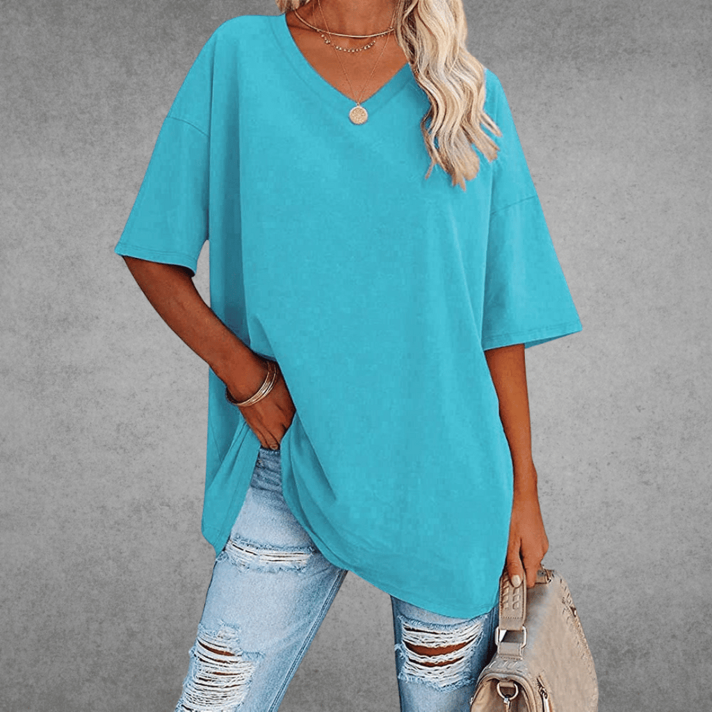 Oversized V-Neck Shirt