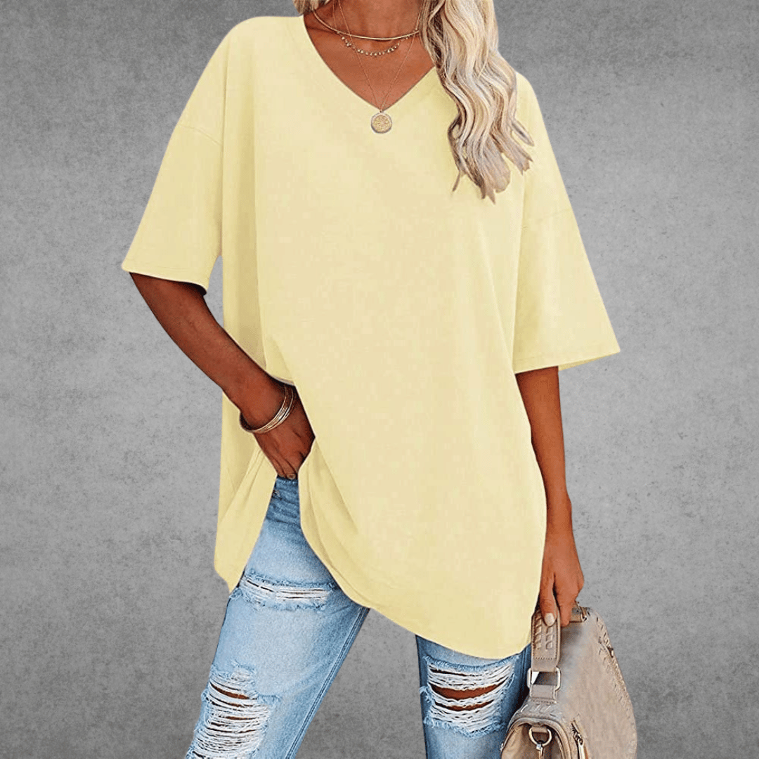 Oversized V-Neck Shirt