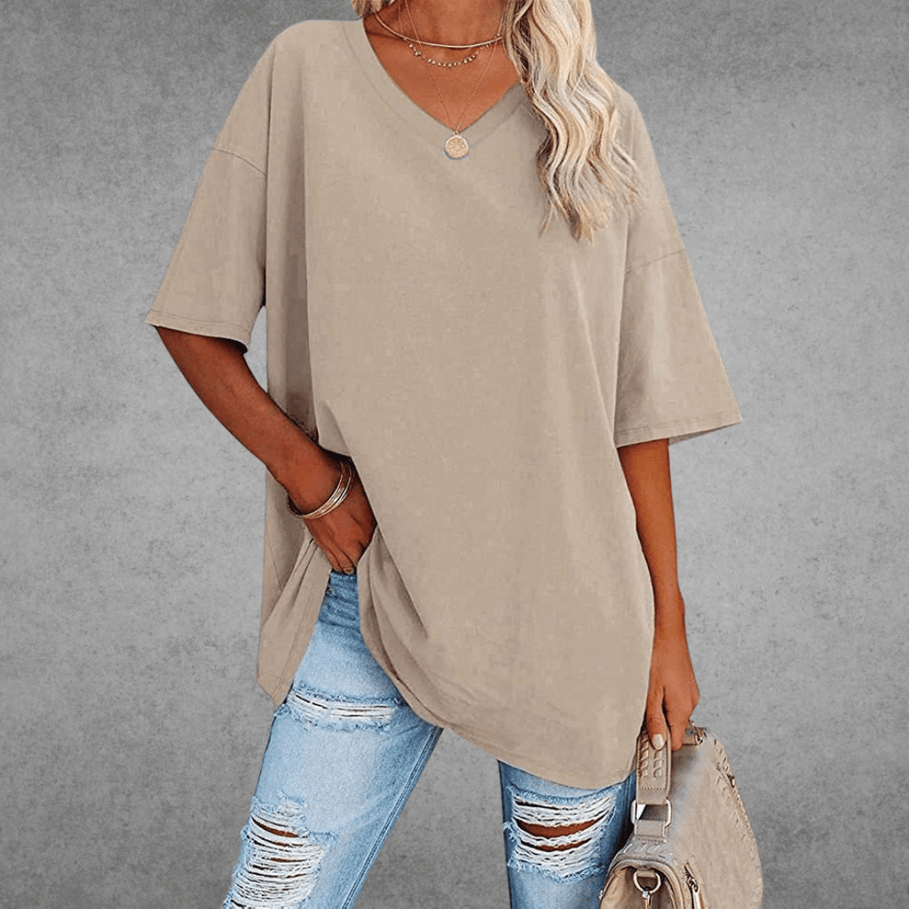 Oversized V-Neck Shirt