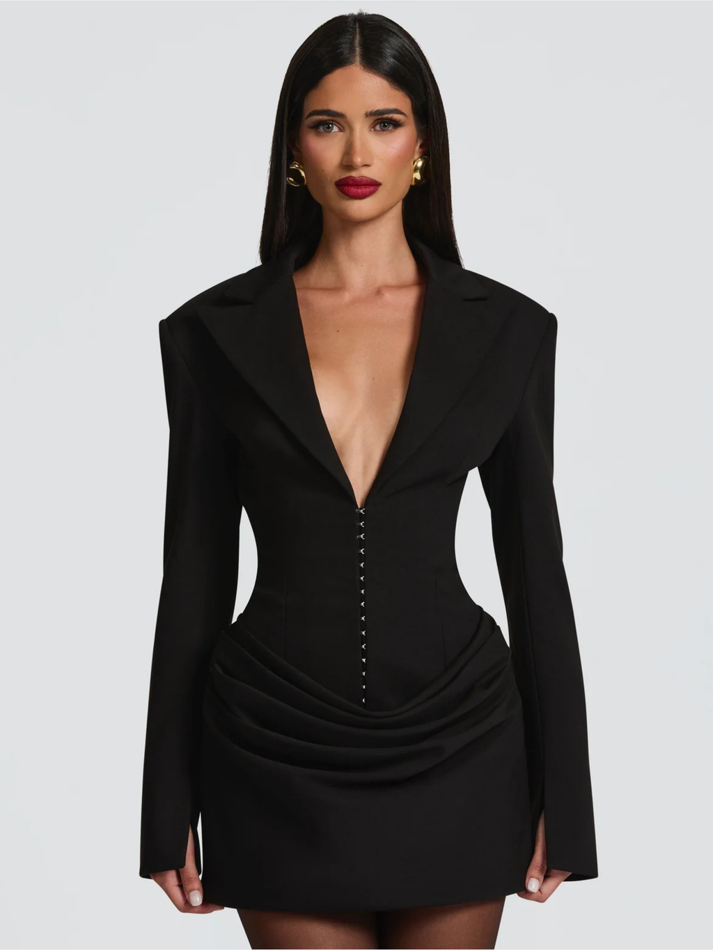 Structured Mini Blazer Dress