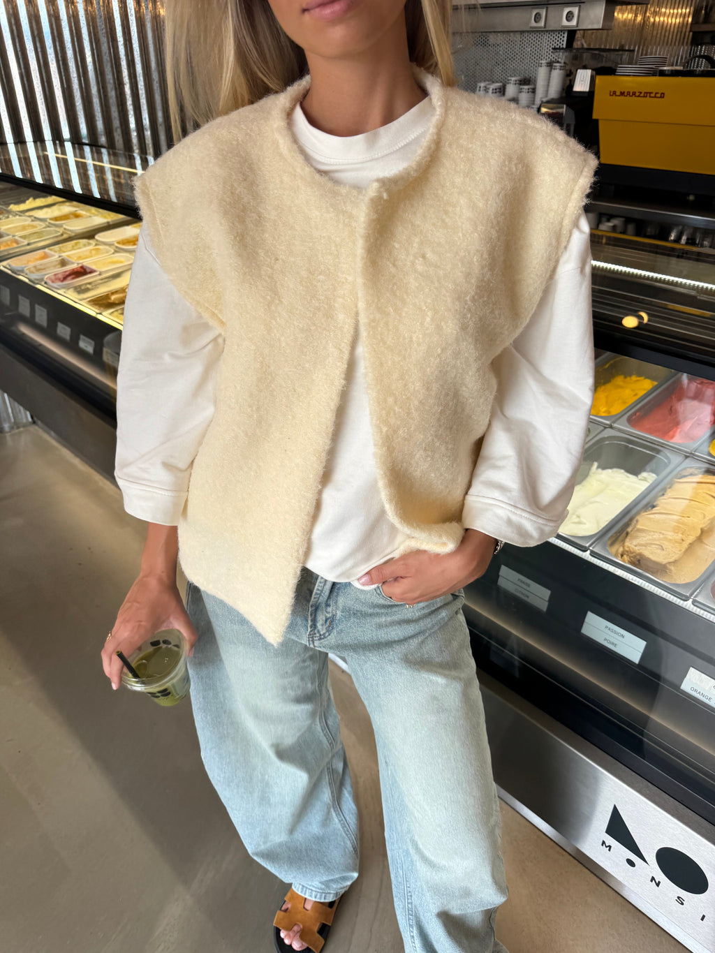 Women’s Faux Shearling Vest