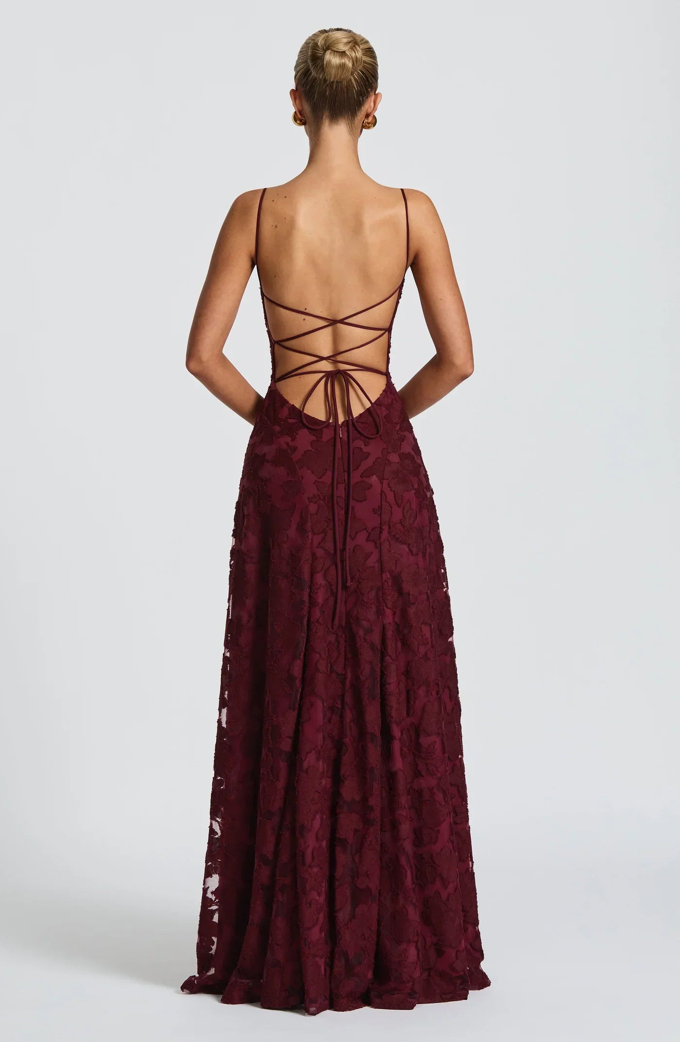 Diana Jacquard Gown Maxi Dress