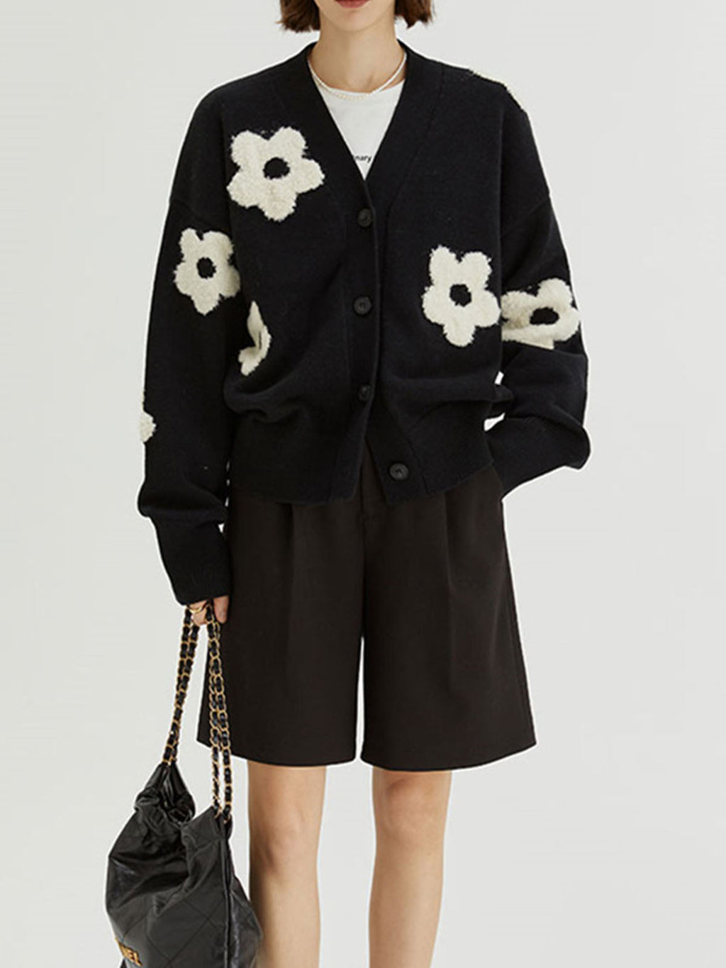 Bianca Floral Knit Cardigan