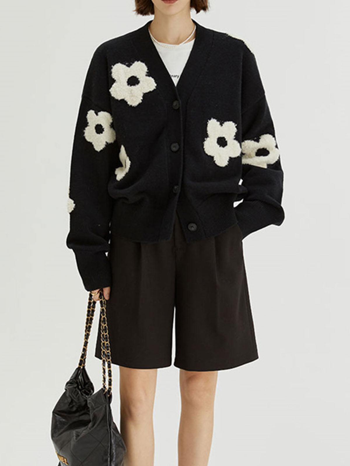 Bianca Floral Knit Cardigan