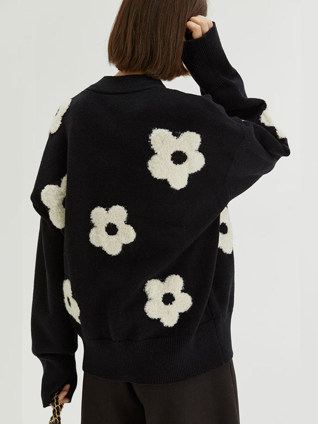 Bianca Floral Knit Cardigan