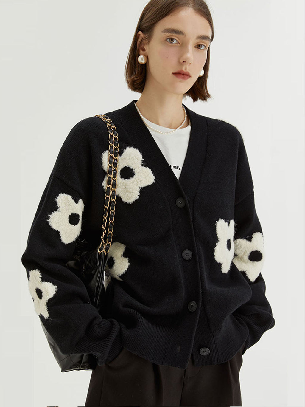 Bianca Floral Knit Cardigan