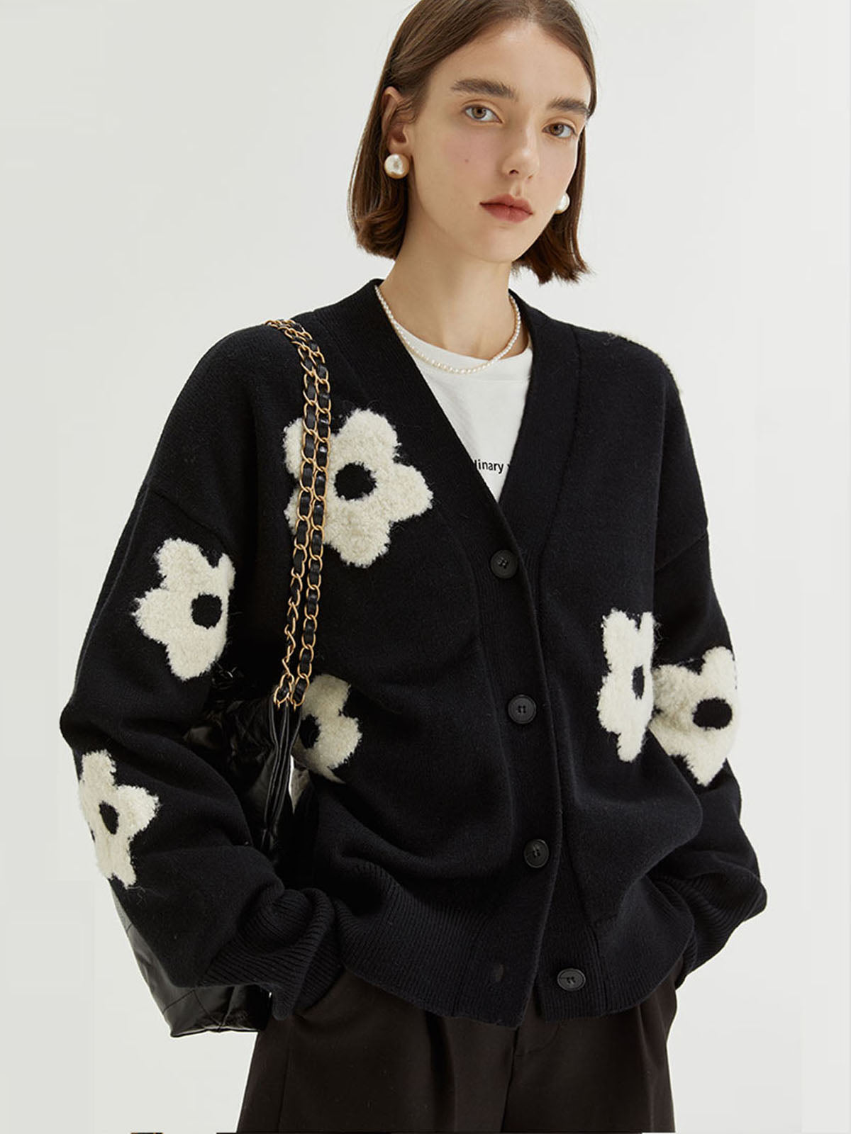 Bianca Floral Knit Cardigan