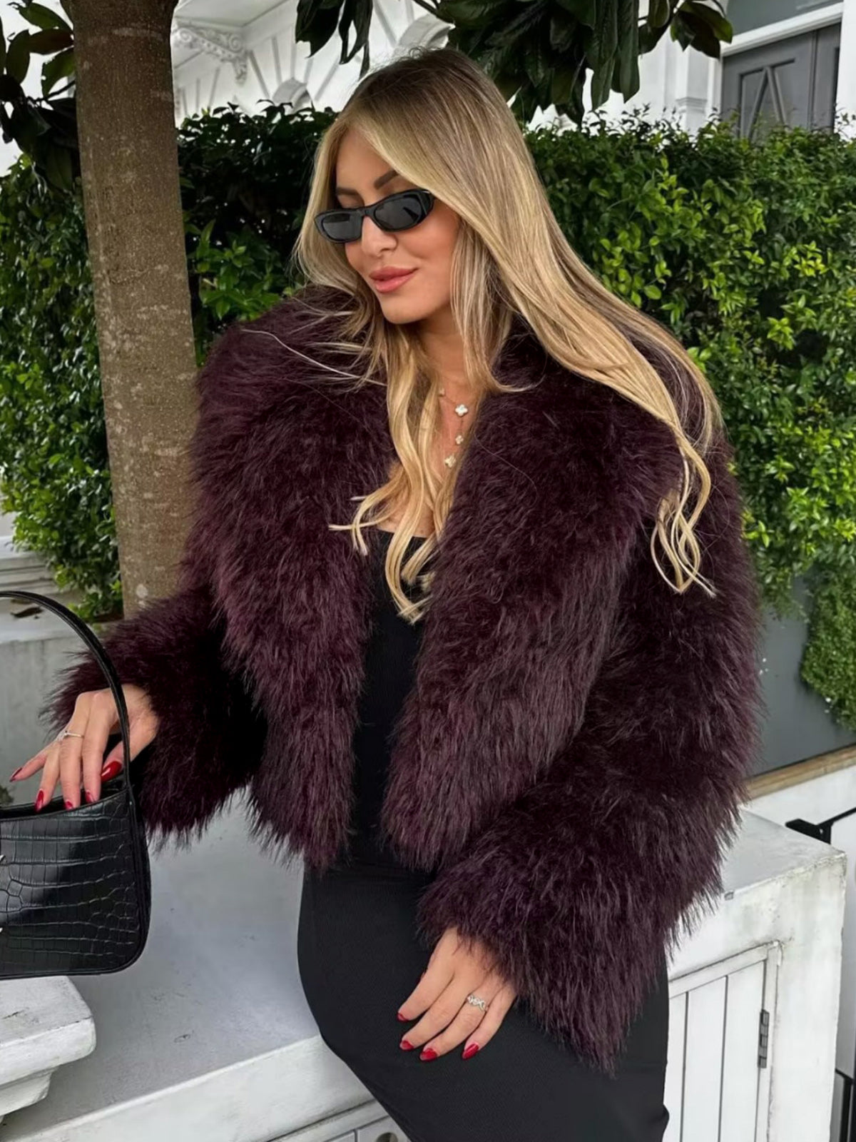 Short Faux Fur Jacket