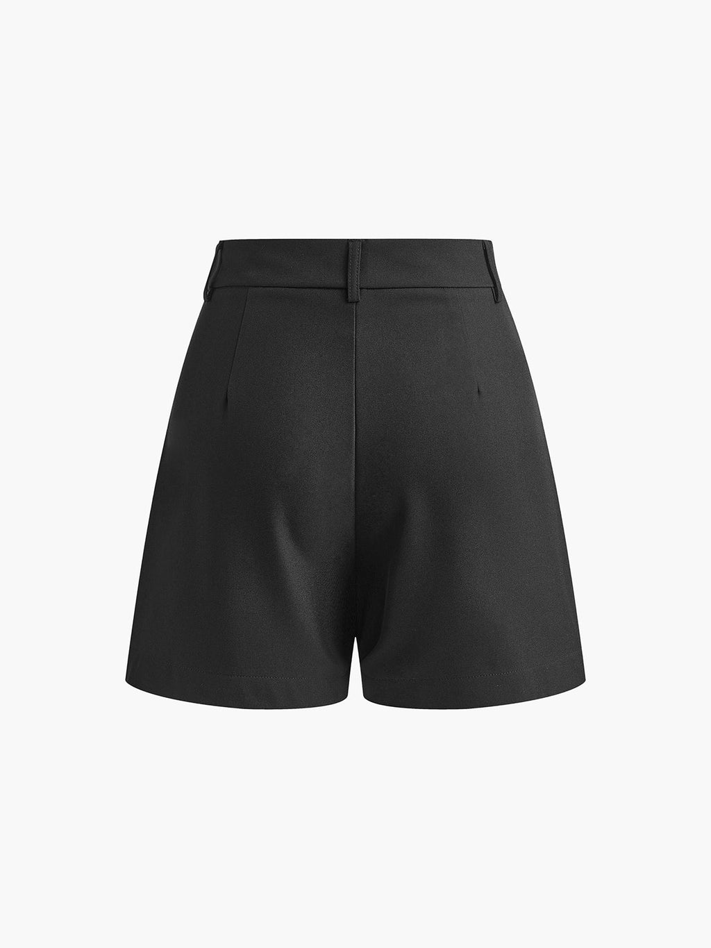 Tailored Mid-Waist Shorts