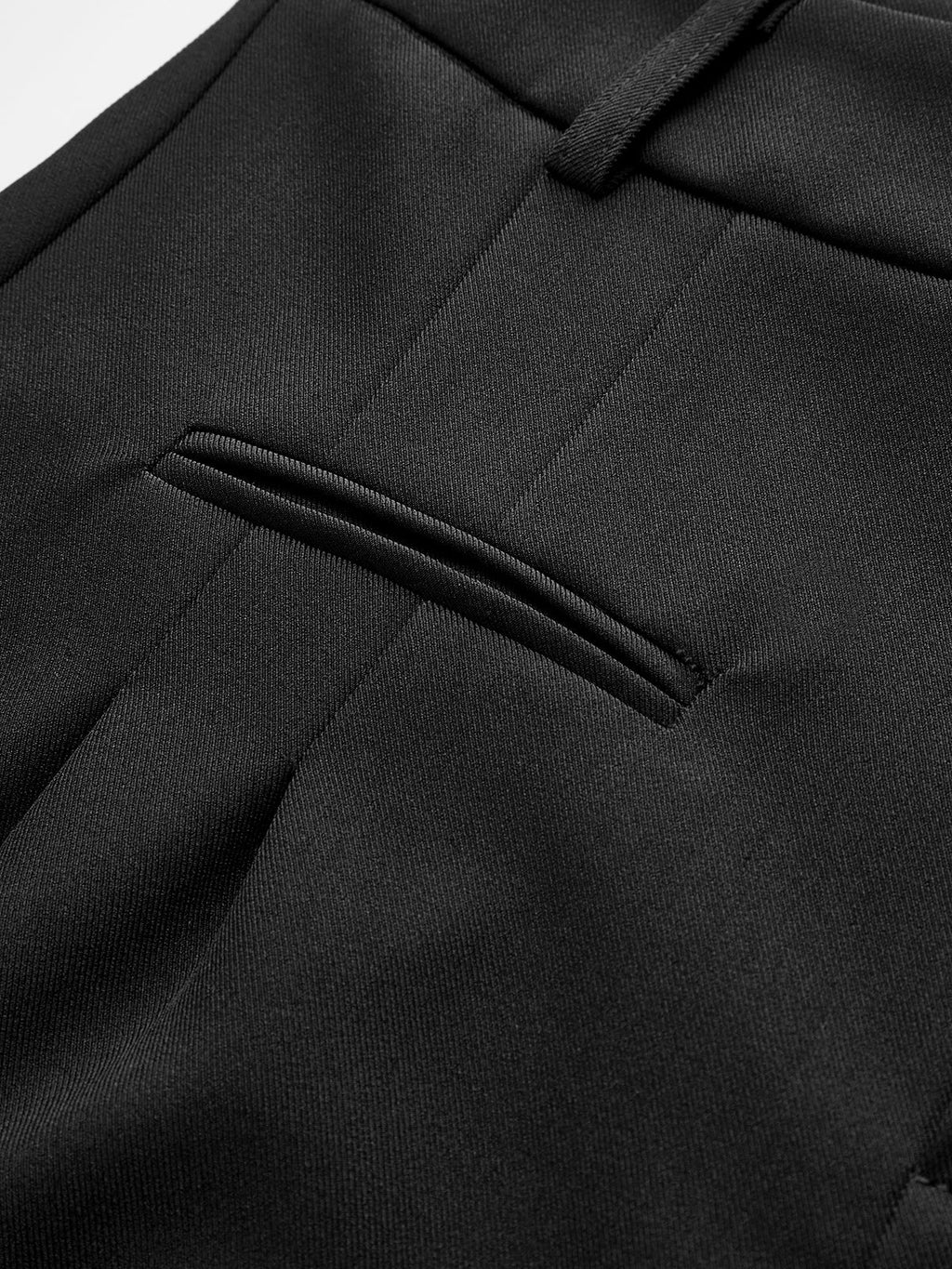 Tailored Mid-Waist Shorts
