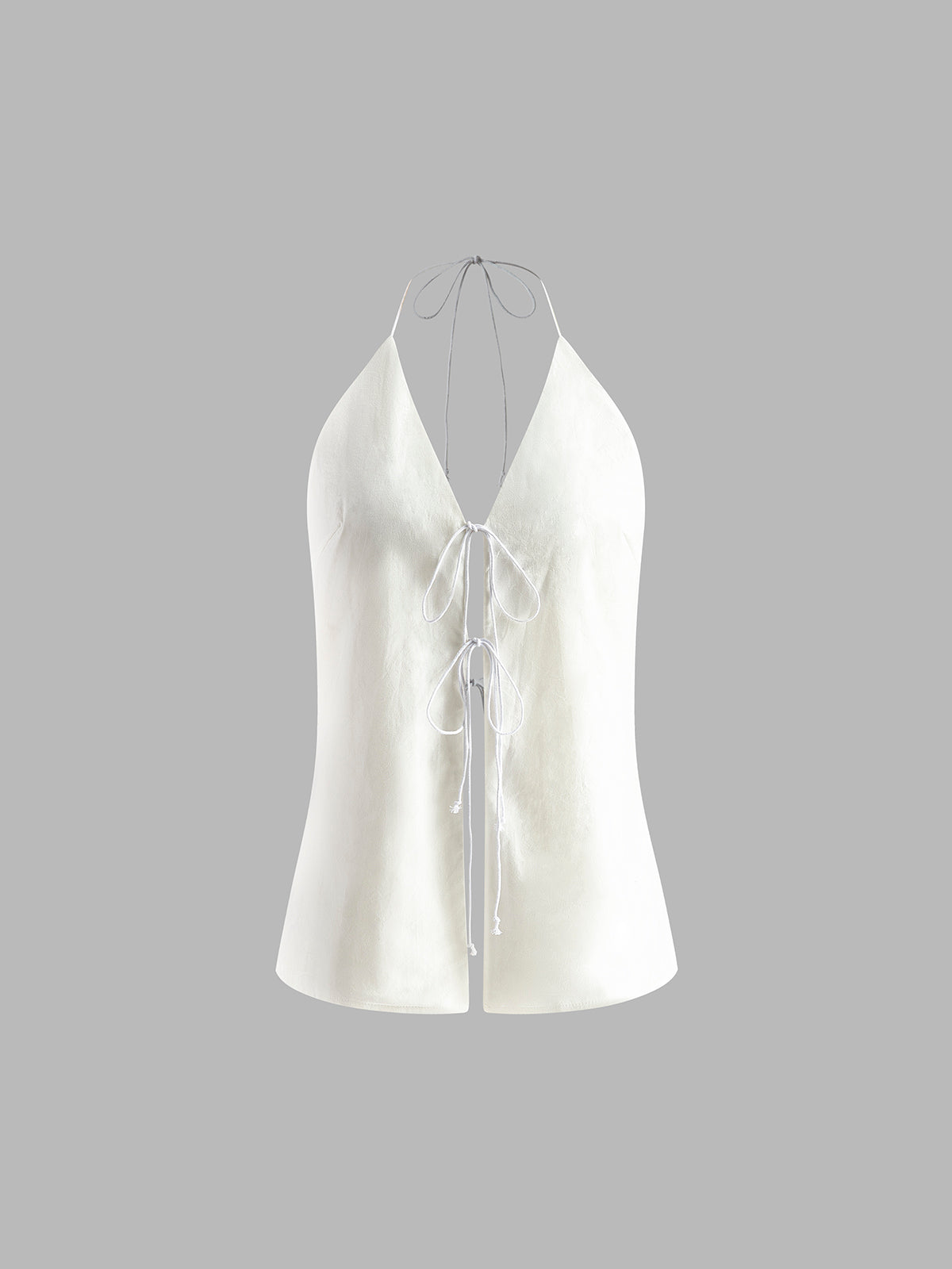 Backless Halter Top and Shorts Set
