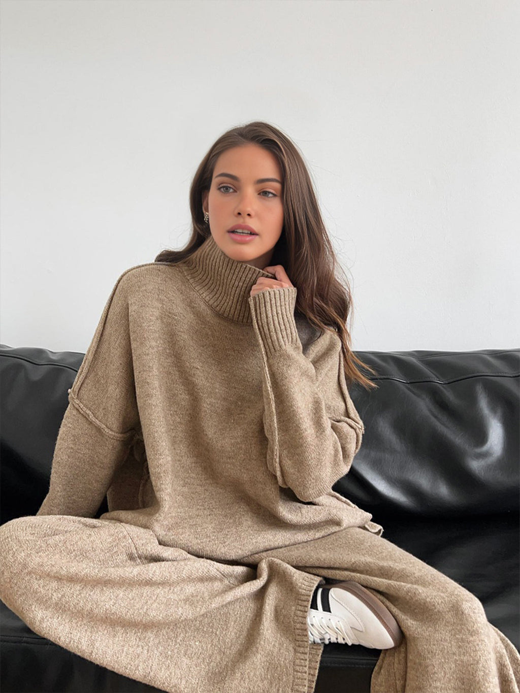Amara Turtleneck Knit Lounge Set