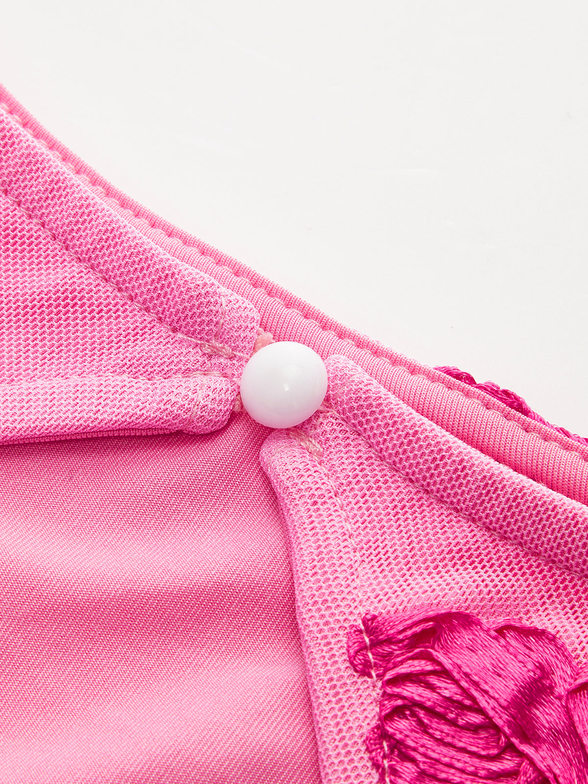 Floral Embroidered Mesh Mini Dress