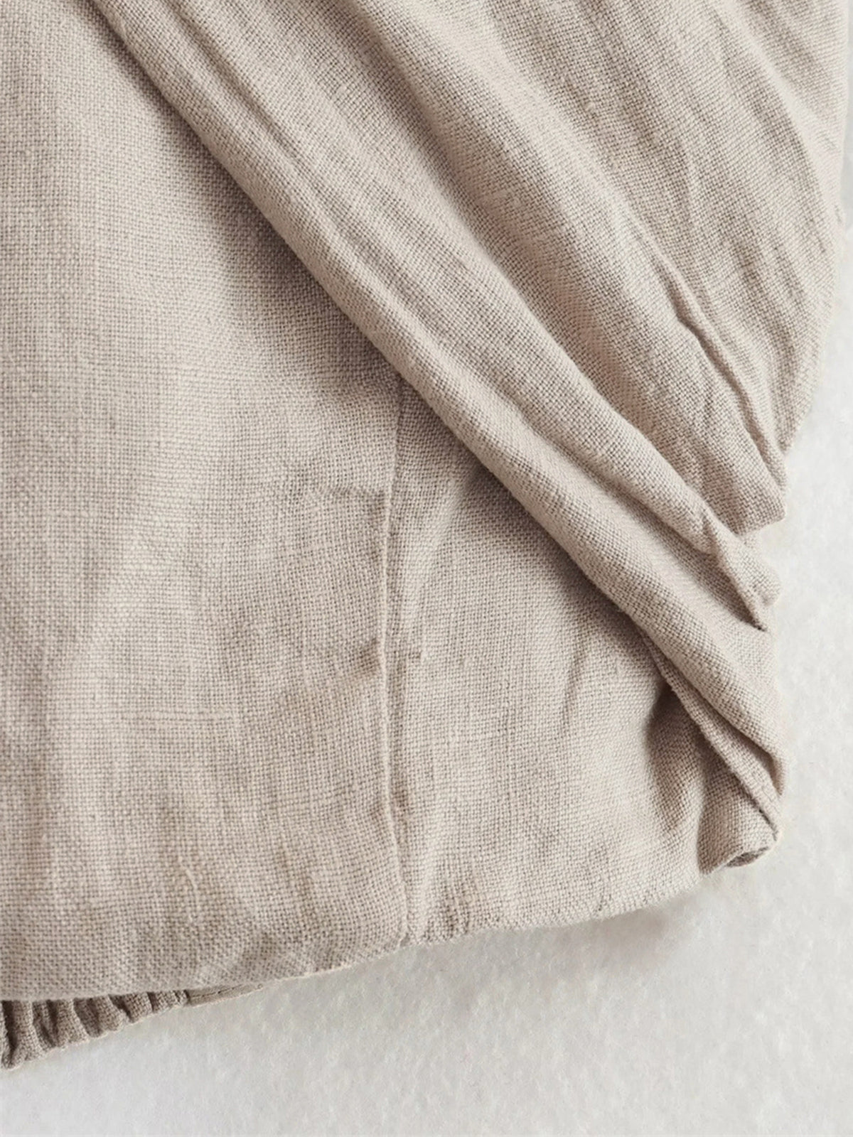 Cross Neck Linen Blend Top