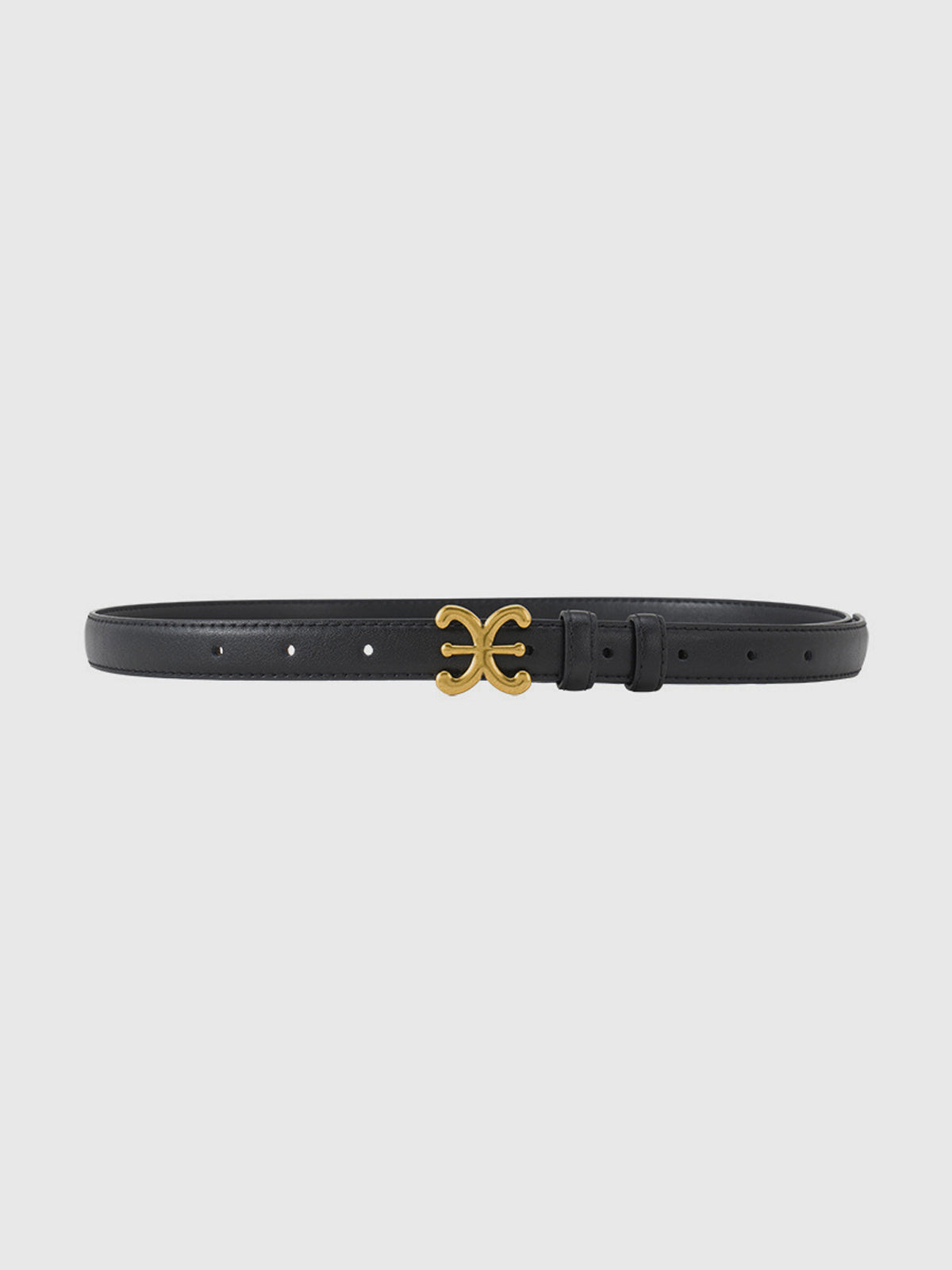 Emblem Leather Belt