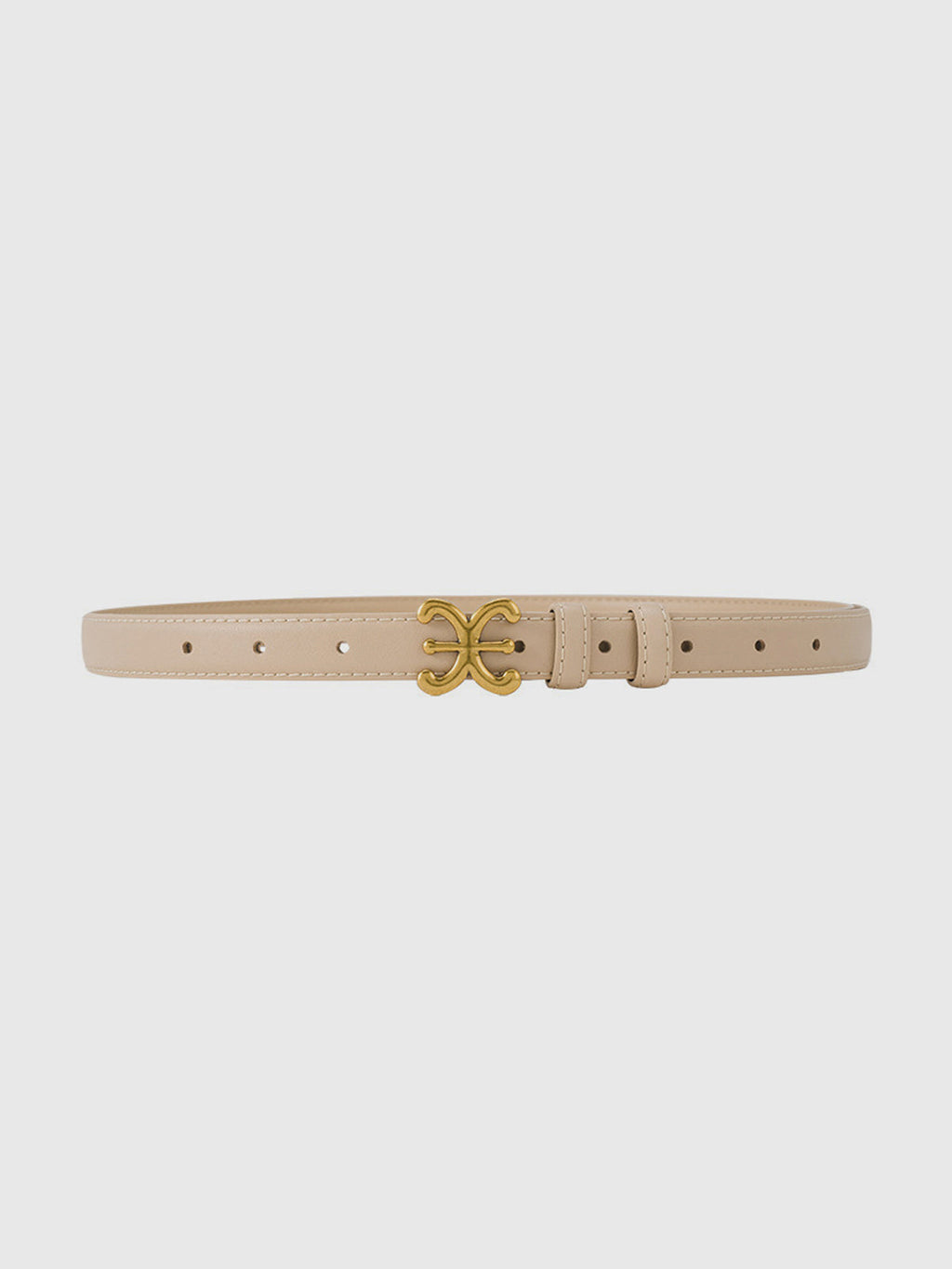 Emblem Leather Belt