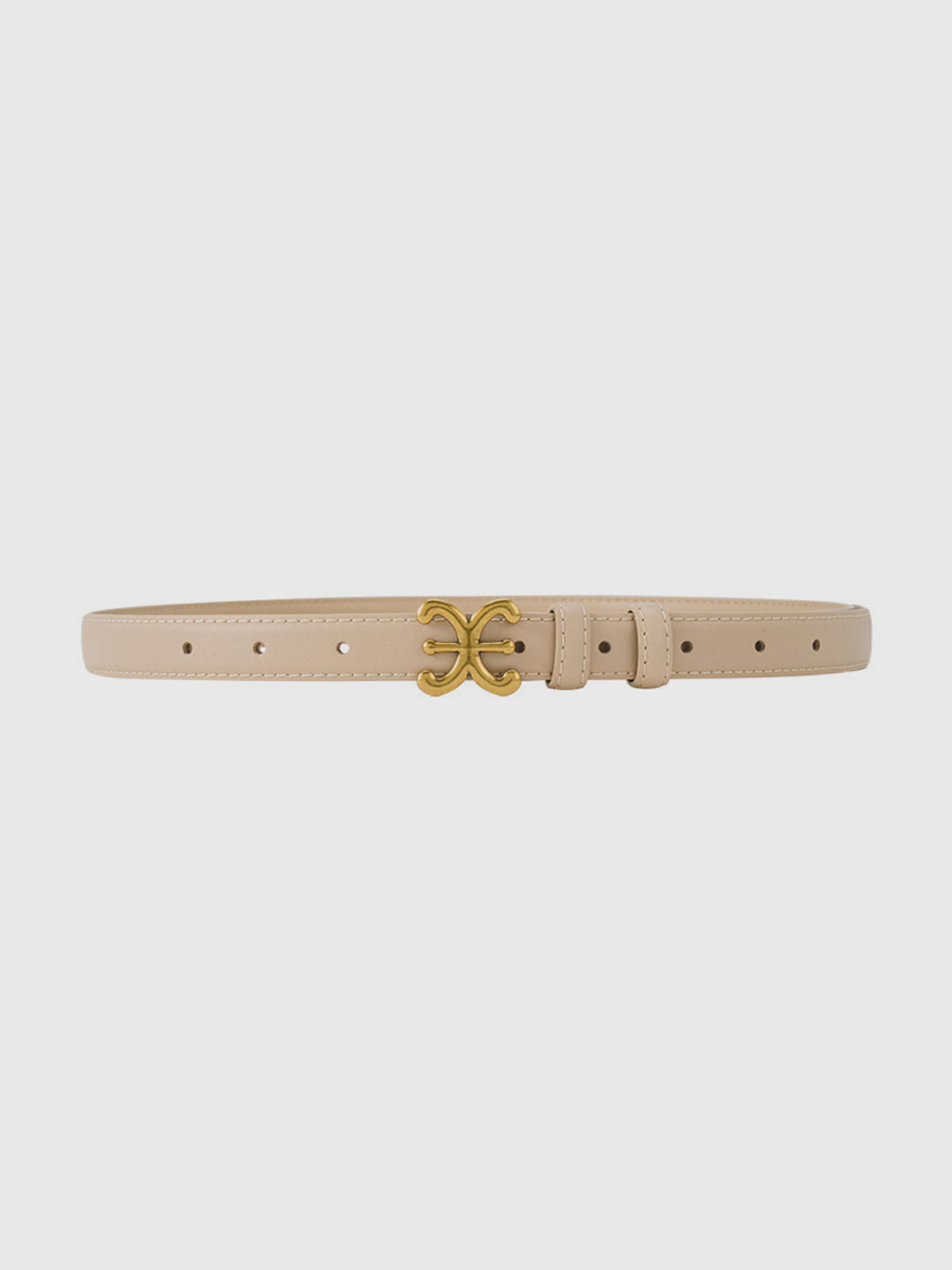 Emblem Leather Belt