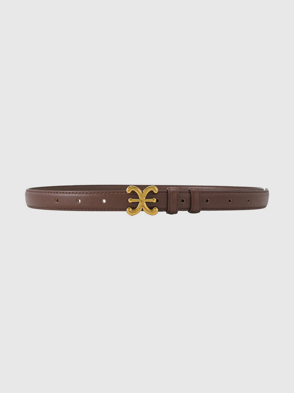 Emblem Leather Belt