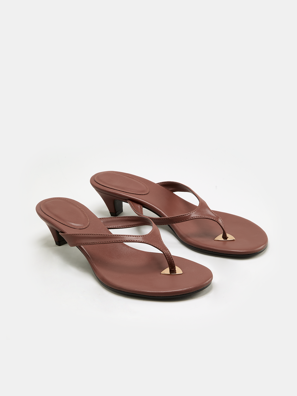 Thong Low Heel Sandals