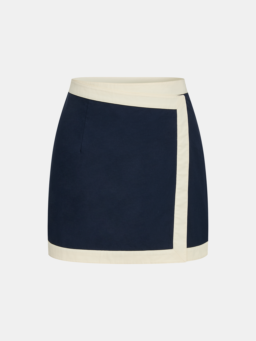Contrast Trim Two-Piece Set