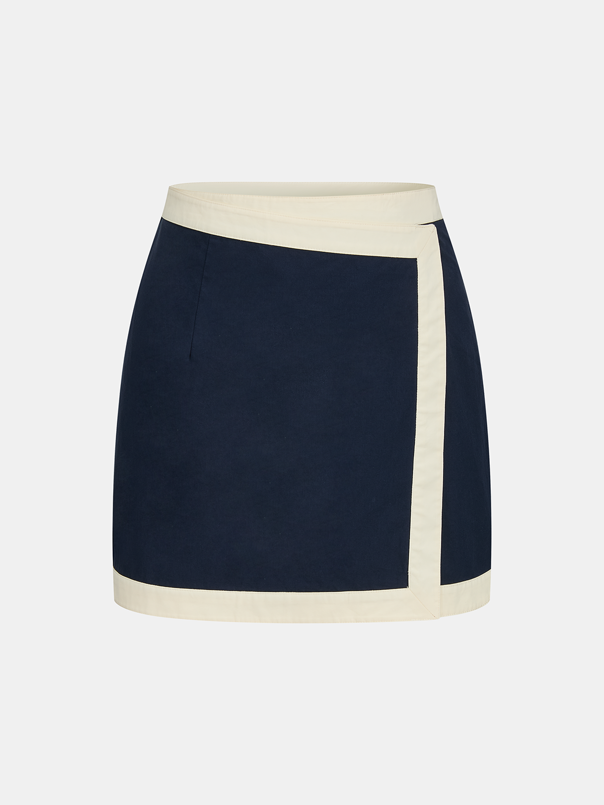 Contrast Trim Two-Piece Set