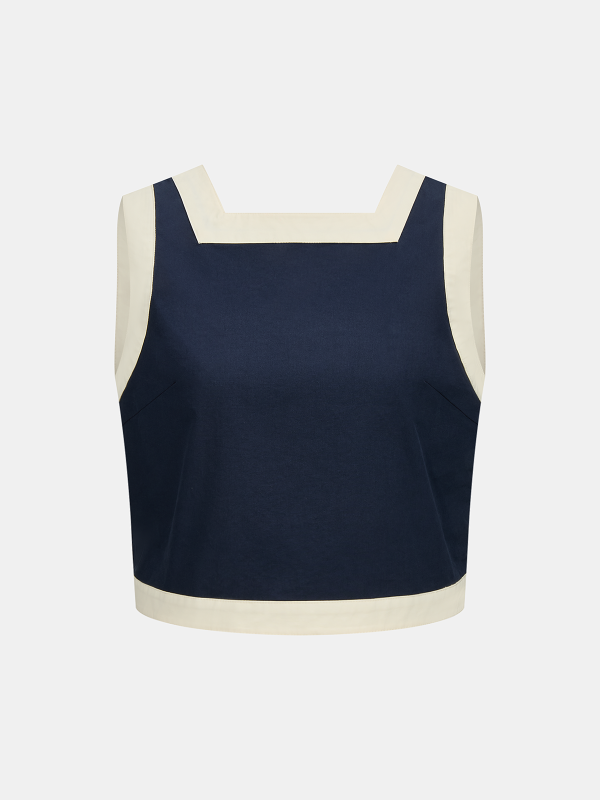 Contrast Trim Two-Piece Set