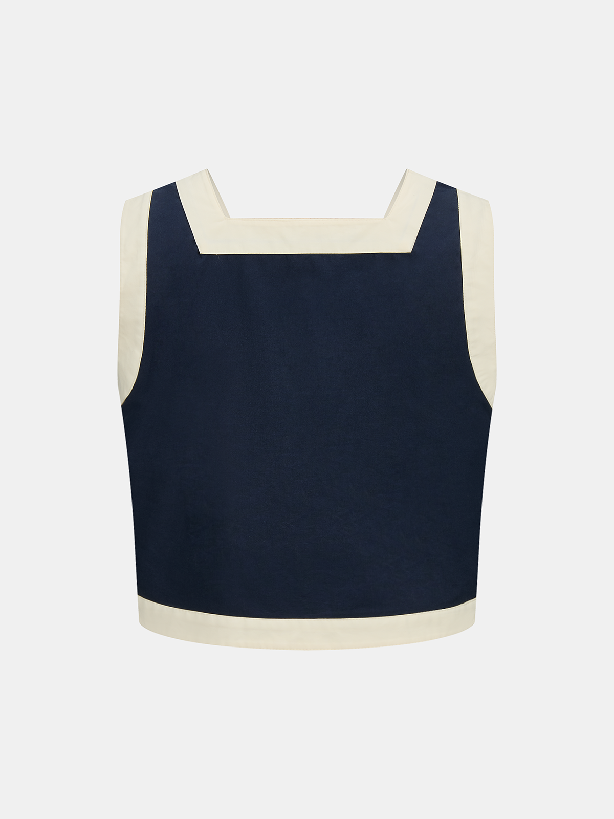 Contrast Trim Two-Piece Set