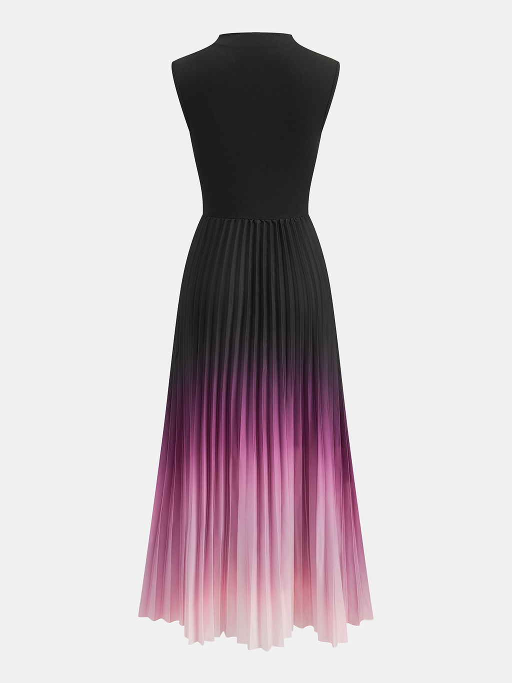 Sleeveless Gradient Midi Dress