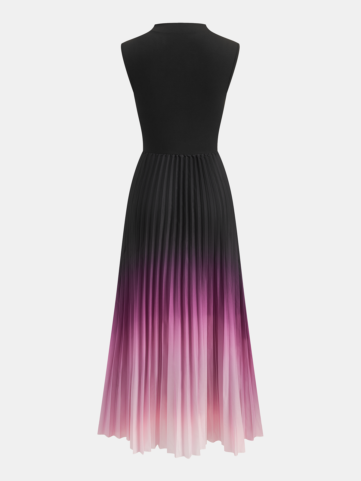 Sleeveless Gradient Midi Dress