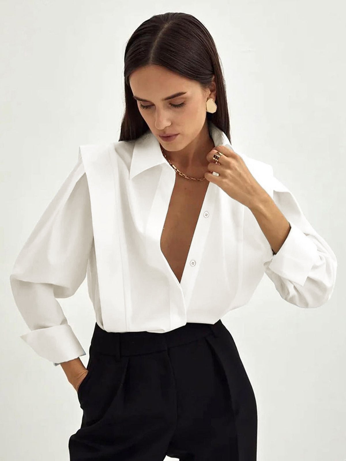 Button-Down Cotton Shirt