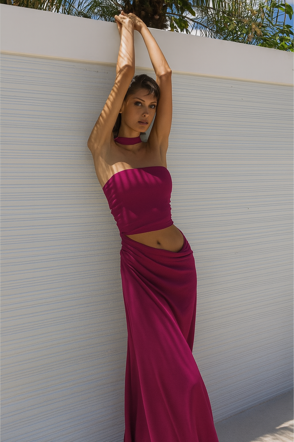 Vera Draped Maxi Dress