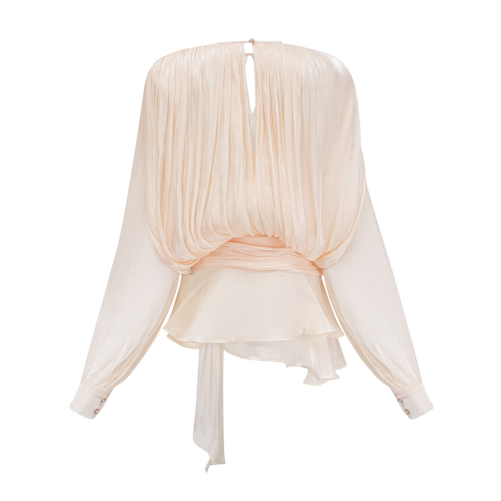 Fully Pleated Ruffle Mini Dress