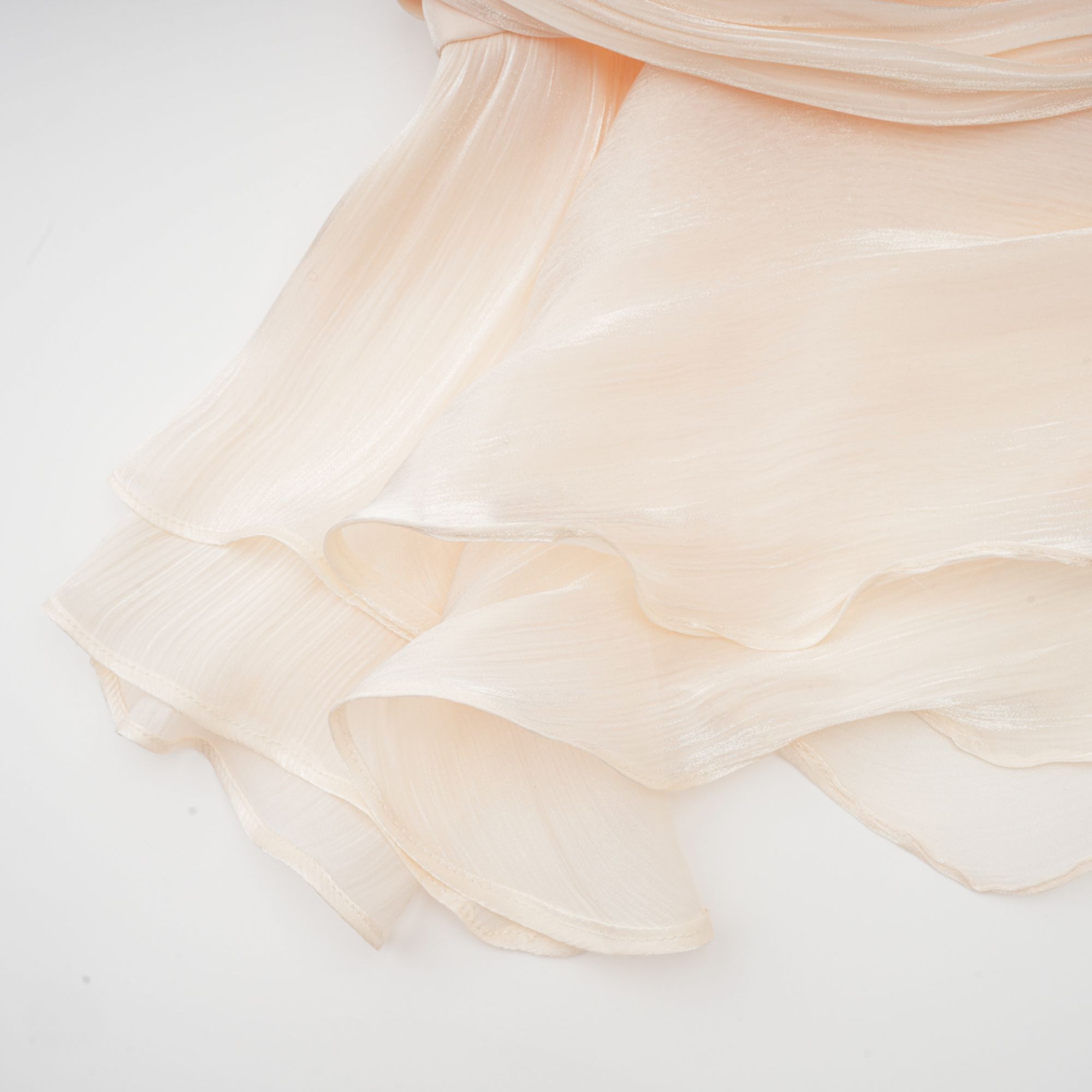Fully Pleated Ruffle Mini Dress