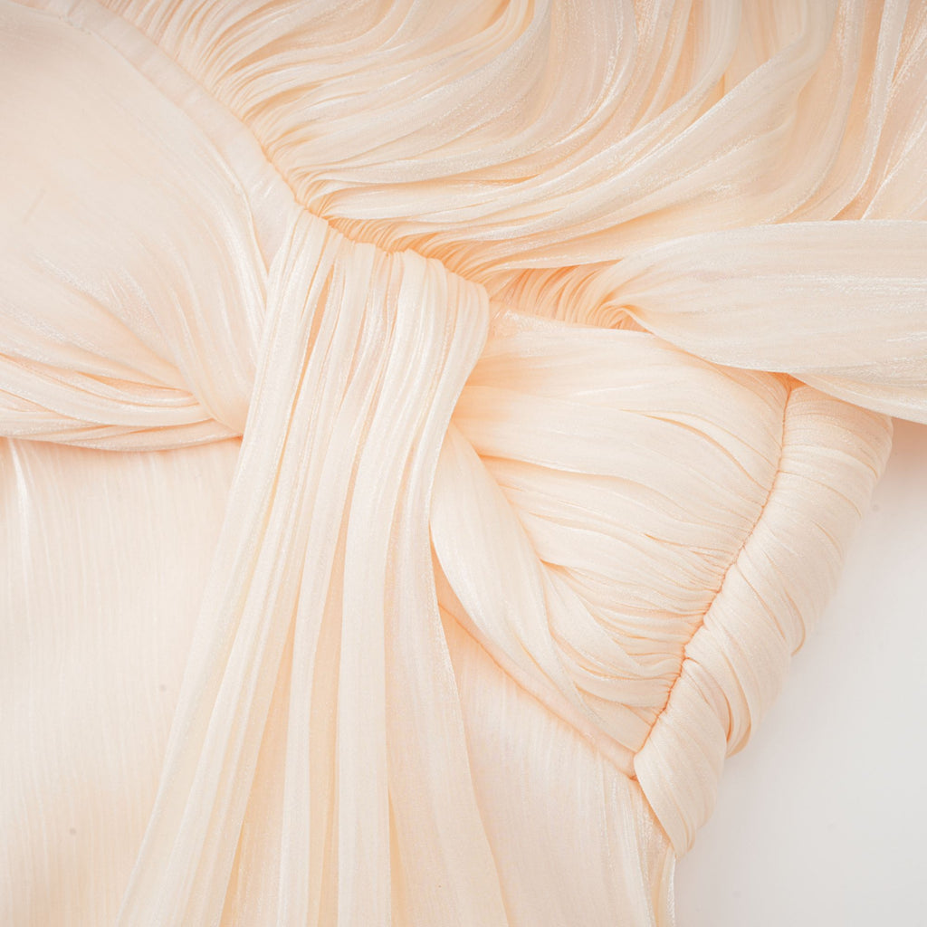 Fully Pleated Ruffle Mini Dress