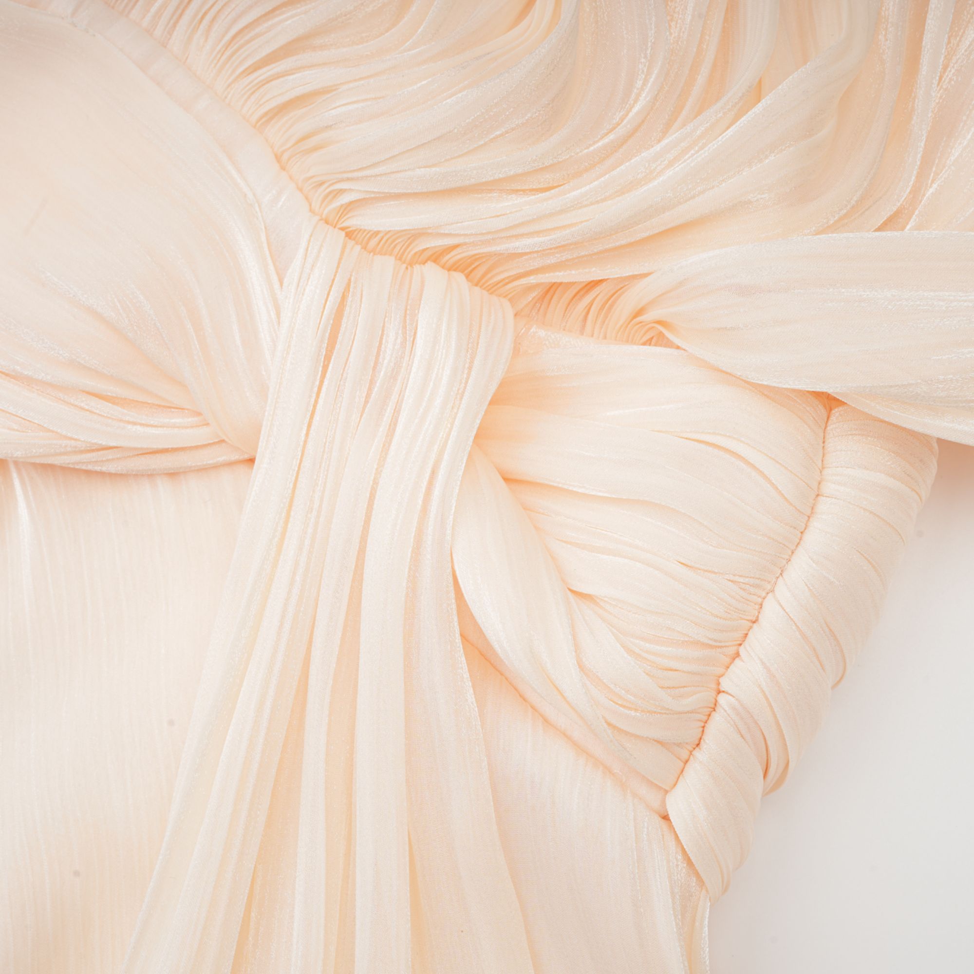 Fully Pleated Ruffle Mini Dress