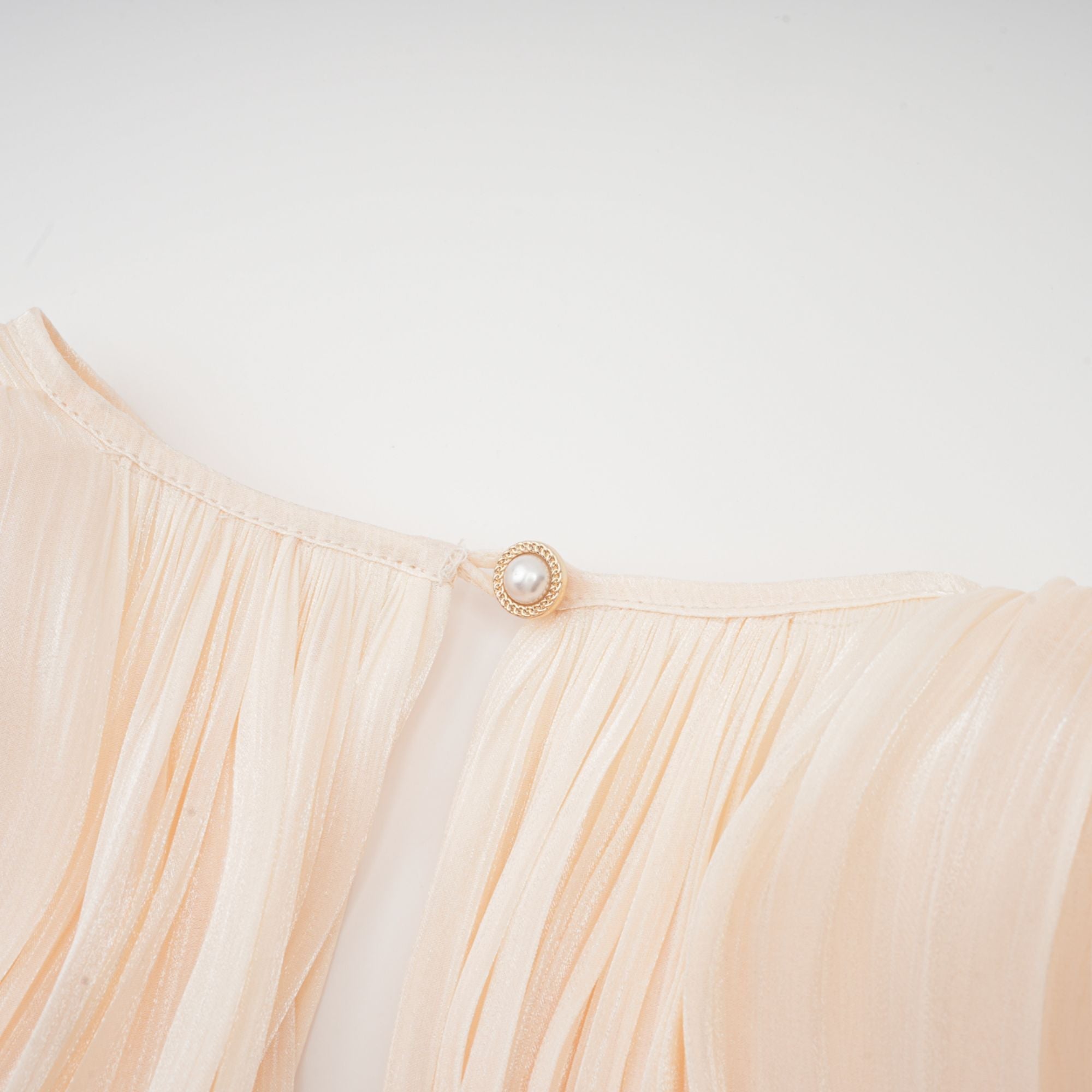 Fully Pleated Ruffle Mini Dress